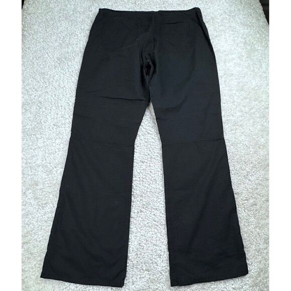 Polo Jeans Co Ralph Lauren Cotton Bungee Exaggerated Bootcut Pant Black VINTAGE - Picture 2 of 11